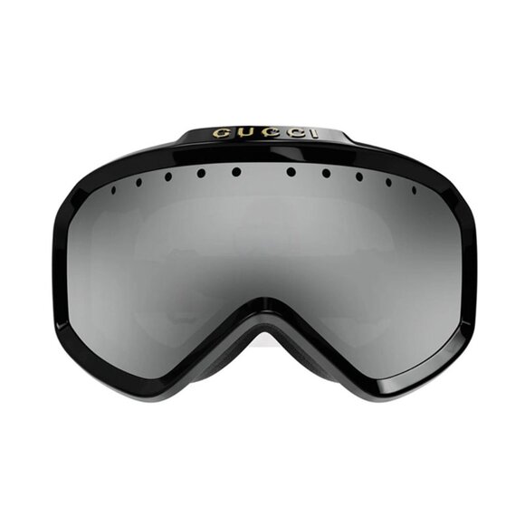 NEW GUCCI Goggles Ski Mask Black Green Silver Sunglasses - Picture 2 of 3